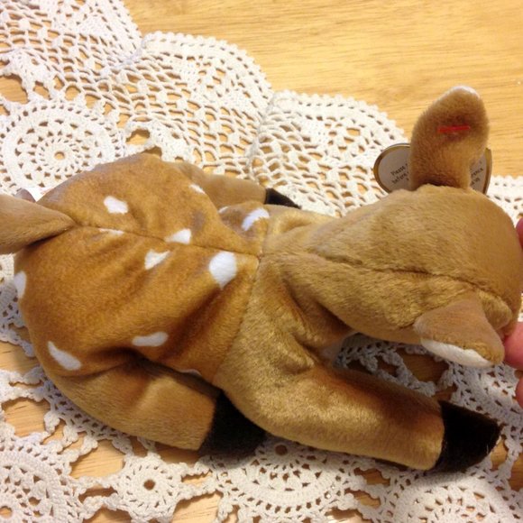 Ty Beanie Whisper the Deer Fawn - vintage, 1997 With Errors - Picture 4 of 7